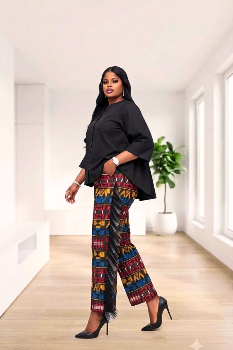 ONYX & PLUM TROUSER SET