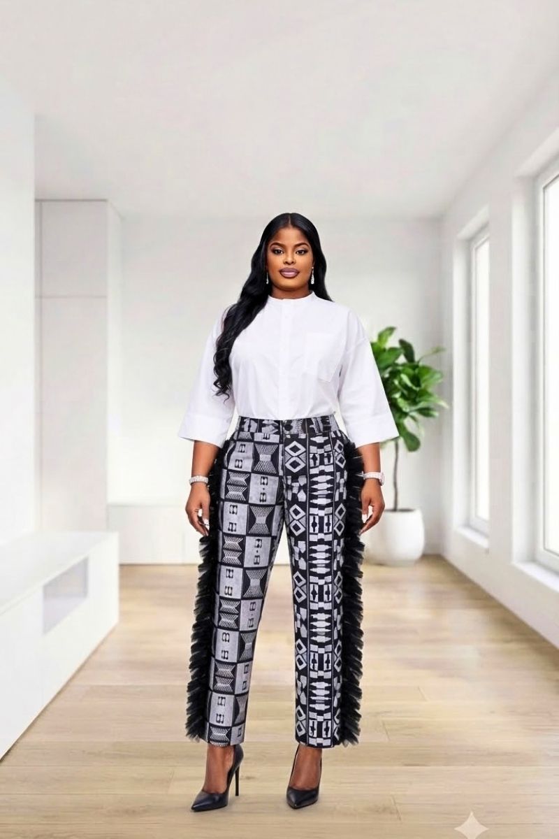 ONYX & PLUM TROUSER SET
