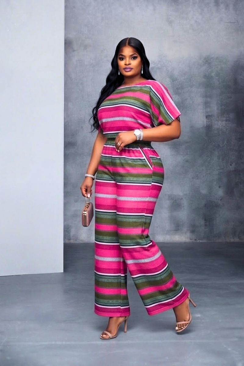 ADEOLA STRIPED SET
