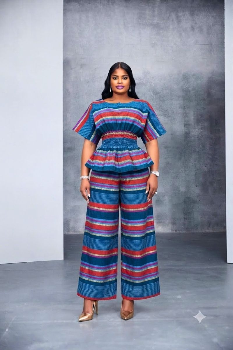 ADEOLA STRIPED SET