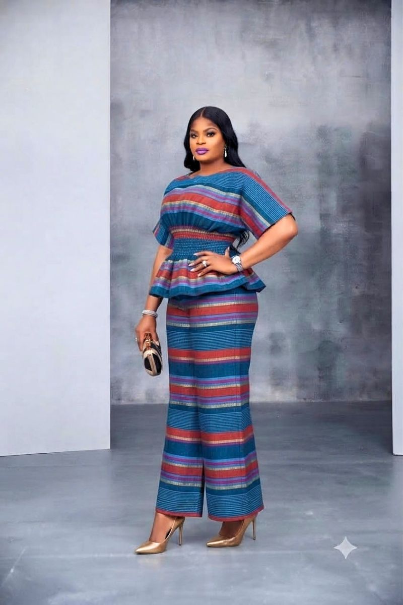 ADEOLA STRIPED SET