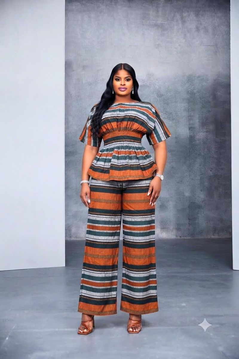 ADEOLA STRIPED SET