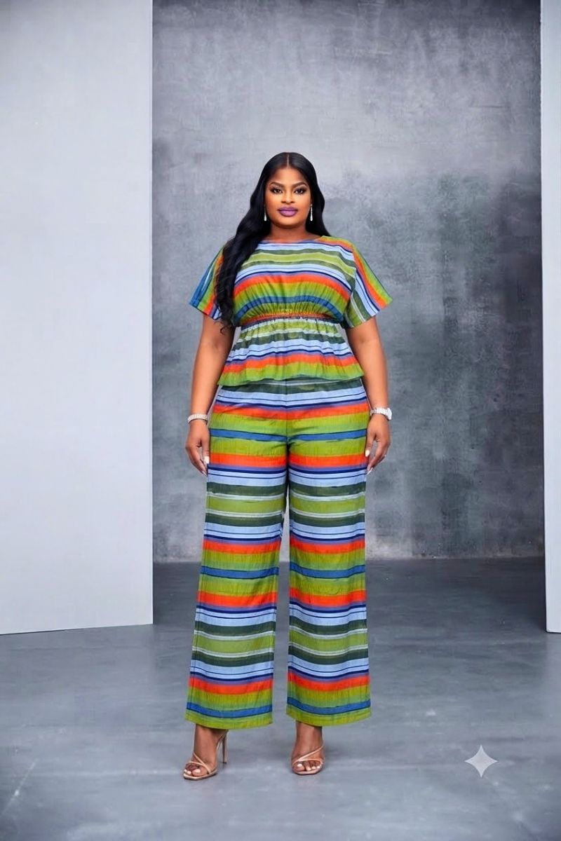 ADEOLA STRIPED SET